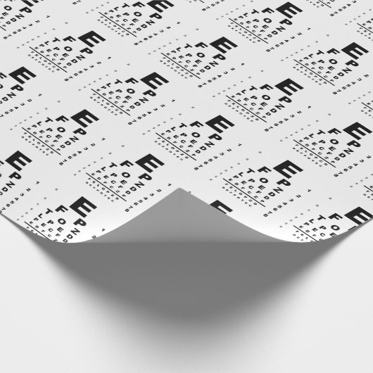 Oogtestschema Examen Cadeaupapier (Hoek)