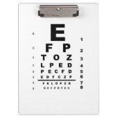 Oogtestschema Examen Klembord (Voorkant)