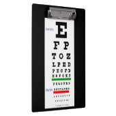 Oogtestschema Klembord (Rechts)