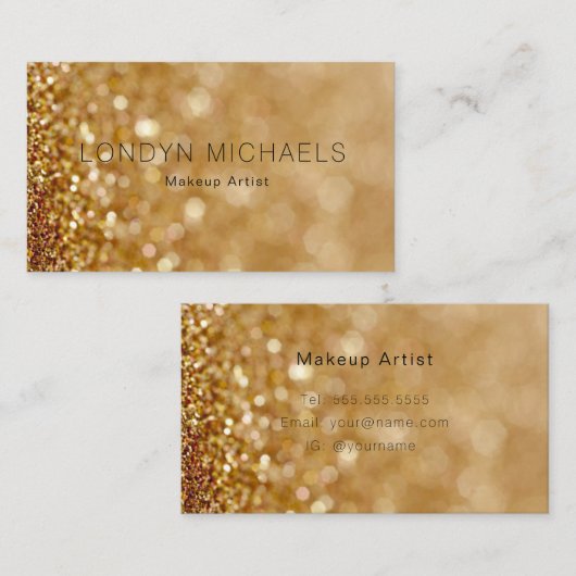 Oogvangst, chic design visitekaartje (Voorkant / Achterkant)