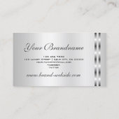 Oogvangst Silver Effect Professional en Modern Visitekaartje (Achterkant)