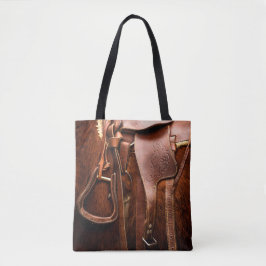 Oogvangst Westerne zadelCanvas tas