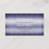 Oogvangstblauwvis met diamant en Logo Visitekaartje (Achterkant)