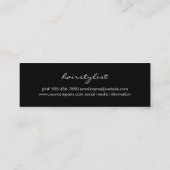 Oogvangstcomb Mini Visitekaartje (Achterkant)