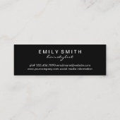 Oogvangstcomb Mini Visitekaartje (Achterkant)