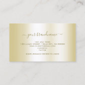 OogvangstGold-effect met Lijst Professional Visitekaartje (Achterkant)