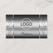 Oogvaring Silver Squiggings met Logo Visitekaartje (Voorkant)