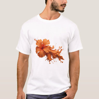 Oogverblindend ABSTRACTE BLOEM 1 Artistiek Motief T-shirt