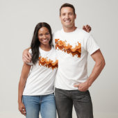 Oogverblindend ABSTRACTE BLOEM Visueel ontwerp T-shirt (Unisex)