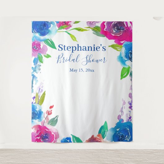 Oogverblindend bloemstuk bruiloft feest foto achte wandkleed (Voorkant)