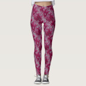 Oogverblindend Fuchsia Leggings (Voorkant)