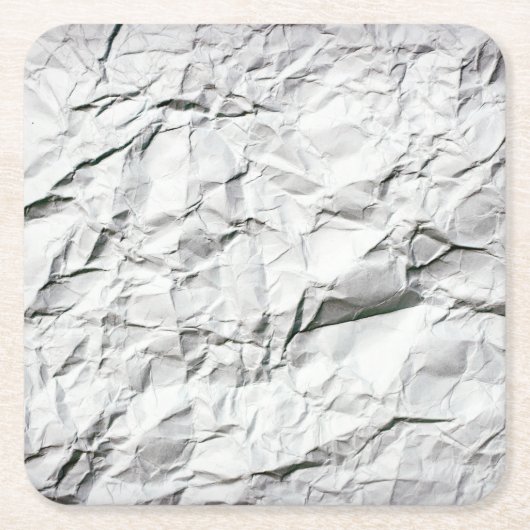 Oogverblindend gekreukeld wit papier kartonnen onderzetters (Voorkant)