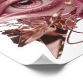 Oogverblindend Goud ABSTRACTE KUNST Abstract ontwe Poster (Hoek)
