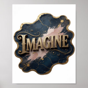 Oogverblindend Goud IMAGINE Poster