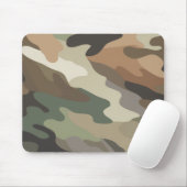 Oogverblindend Modern Camouflagepatroon Muismat (Met muis)