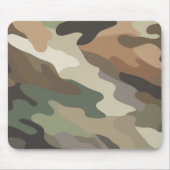 Oogverblindend Modern Camouflagepatroon Muismat (Voorkant)