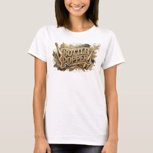 Oogverblindend Oranje FLESOPENER Draagbare Kunst T-shirt