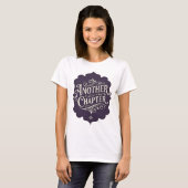 Oogverblindend Paarse ANOTHER CHAPTER Print T-shirt (Voorkant volledig)