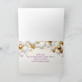 Oogverblindend! Persoonlijke verjaardagskaart Bedankkaart (Binnen)