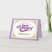 Oogverblindend! Persoonlijke verjaardagskaart Bedankkaart (Voorkant)