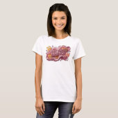 Oogverblindend Rode MAAR EERST BRUNCH T-shirt (Voorkant volledig)