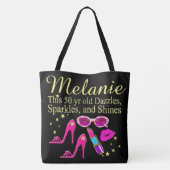 OOGVERBLINDENDE 50E VERJAARDAG GEPERSONALISEERDE C TOTE BAG (Achterkant)