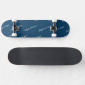 Oogverblindende aangepaste merknaam tekstpatroon N Persoonlijk Skateboard (Horizontaal)