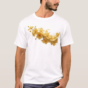 Oogverblindende ABSTRACTE BLOEMKUNST T-shirt