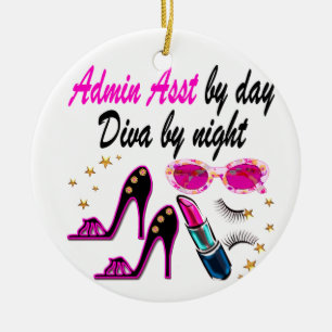 OOGVERBLINDENDE ADMIN ASST DIVA KERAMISCH ORNAMENT