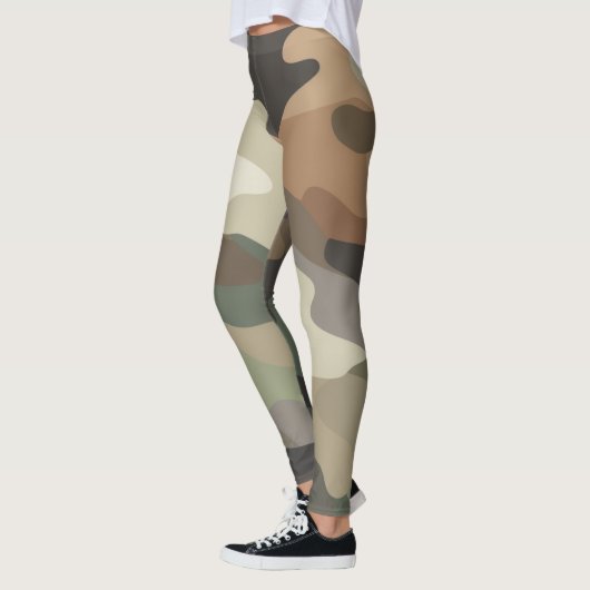 Oogverblindende camouflageprint stijlvol leggings (Links)