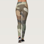 Oogverblindende camouflageprint stijlvol leggings (Achterkant)