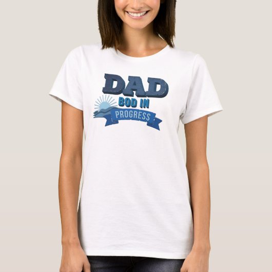 Oogverblindende DAD BOG PROGRESS Kunstcompositie T-shirt (Voorkant)