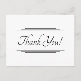 Oogverblindende "Dank je wel!"-ansichtkaart Briefkaart