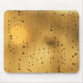 Oogverblindende Gouden Getextureerde Regendruppel Muismat (Voorkant)