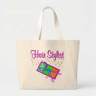 OOGVERBLINDENDE KAPSTER EN SCHOONHEIDSSPECIALISTE GROTE TOTE BAG