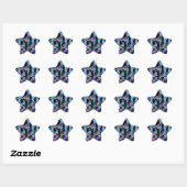 Oogverblindende klassieke ronde sticker (Vel)