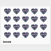 Oogverblindende klassieke ronde sticker (Vel)
