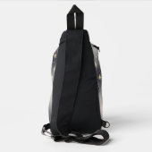 oogverblindende metalen sprankelzak sling bag (Achterkant)