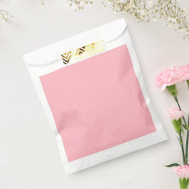 Oogverblindende pastelroze mark cadeau favor zak bedankzakje