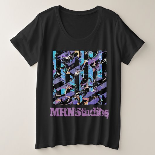 Oogverblindende T-shirt in plusmaten (Design voorkant)