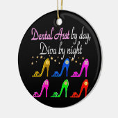 OOGVERBLINDENDE TANDHEELKUNDIGE ASSISTENT SCHOENEN KERAMISCH ORNAMENT (Links)