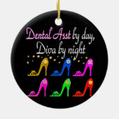 OOGVERBLINDENDE TANDHEELKUNDIGE ASSISTENT SCHOENEN KERAMISCH ORNAMENT (Achterkant)