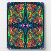 Oogverdraaiing en trippy schilderen fotoplaat (Voorkant)