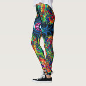 Oogverdraaiing en trippy schilderen leggings (Links)