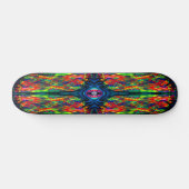 Oogverdraaiing en trippy schilderen persoonlijk skateboard (Horizontaal)