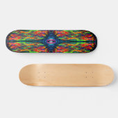 Oogverdraaiing en trippy schilderen persoonlijk skateboard (Horizontaal)