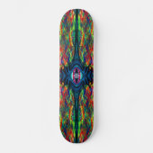 Oogverdraaiing en trippy schilderen skateboard (Voorkant)