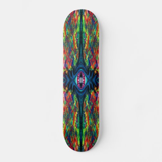 Oogverdraaiing en trippy schilderen skateboard (Voorkant)