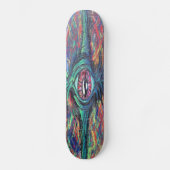 Oogverdraaiing en trippy schilderen skateboard (Voorkant)