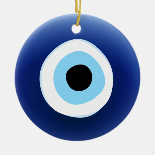 Oogversiering voor het aambeeld keramisch ornament (Voorkant)